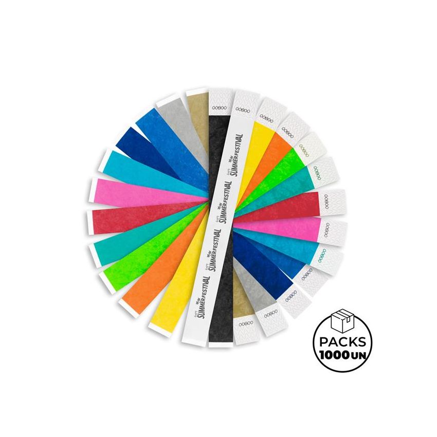 Kayle Pulsera de identificación inviolable en tyvek