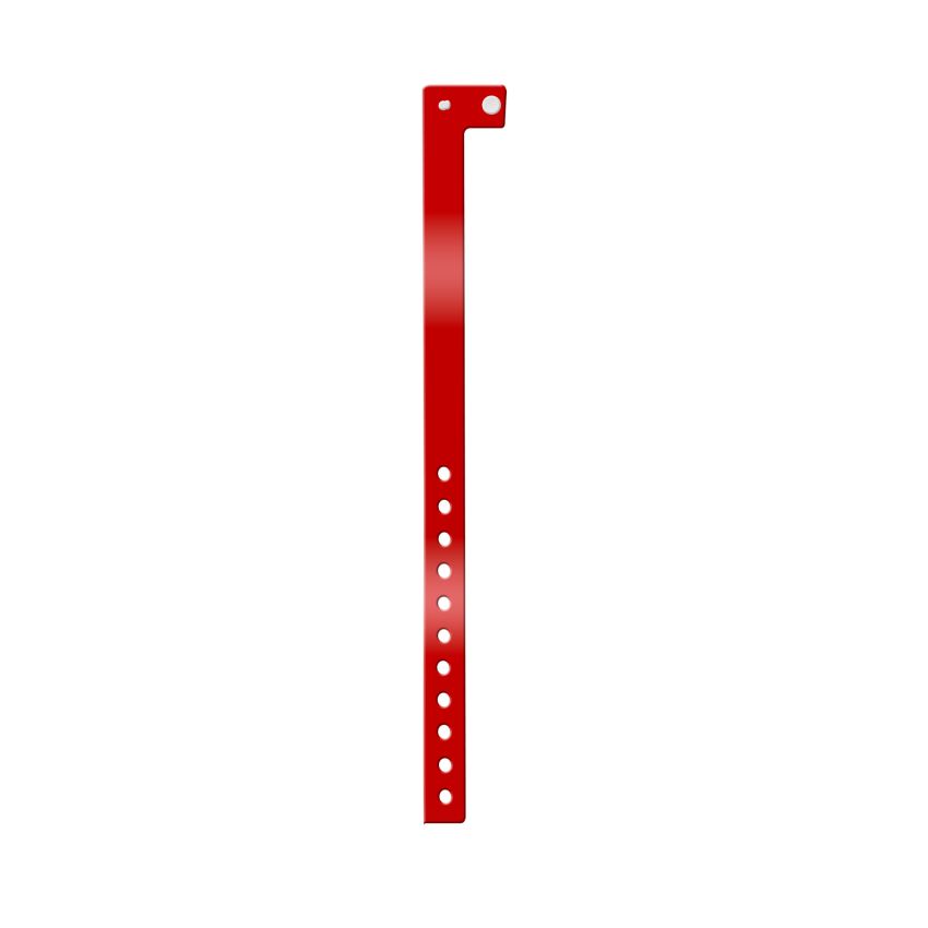 Div Pulsera de identificación inviolable de vinilo