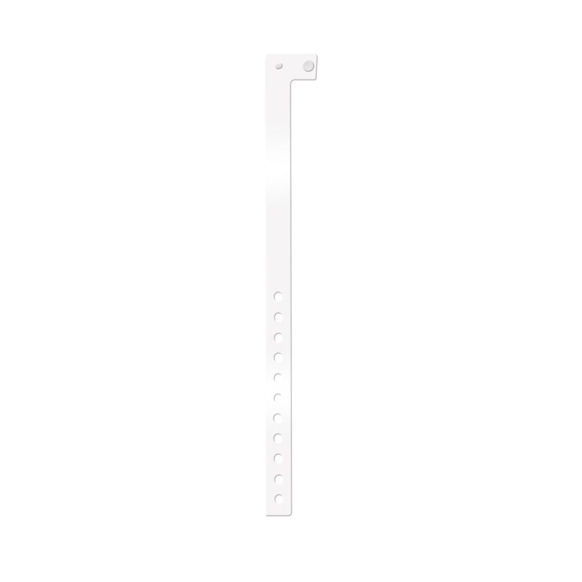 Div Pulsera de identificación inviolable de vinilo