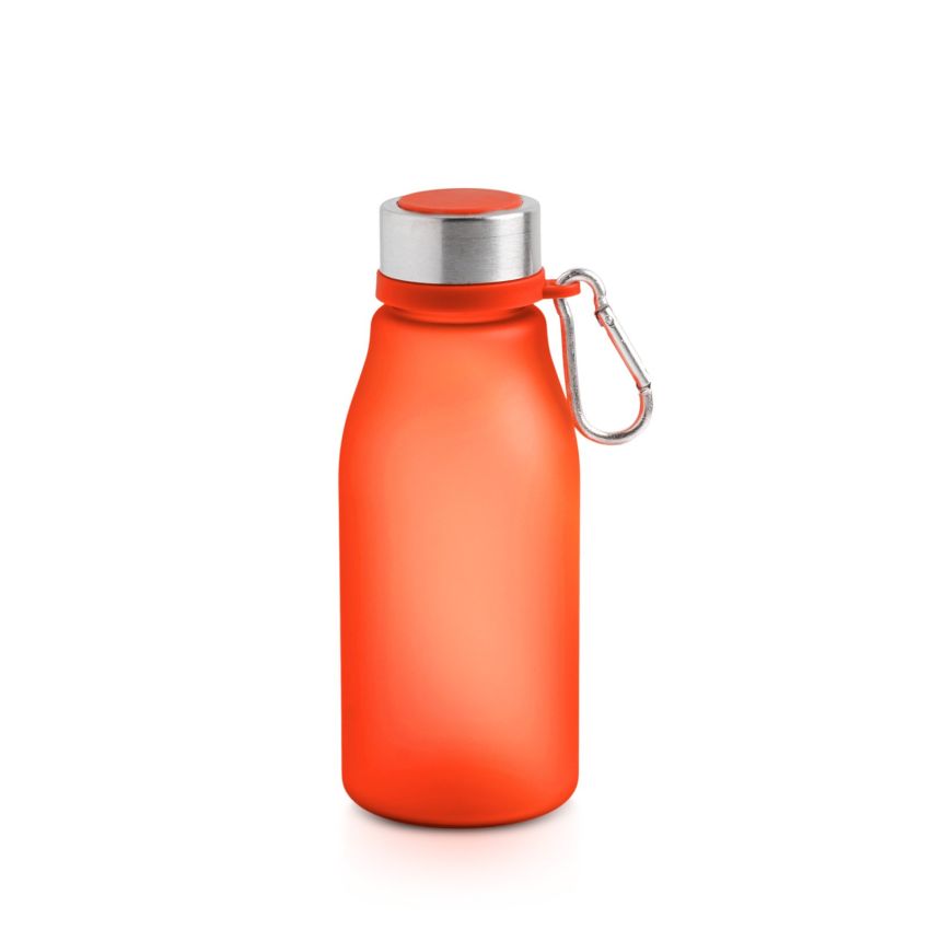 Botella Bijou en RPET mate de 350 ml, con mosquetón