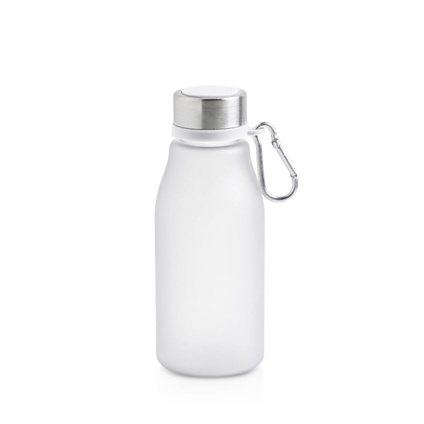 Botella Bijou en RPET mate de 350 ml, con mosquetón