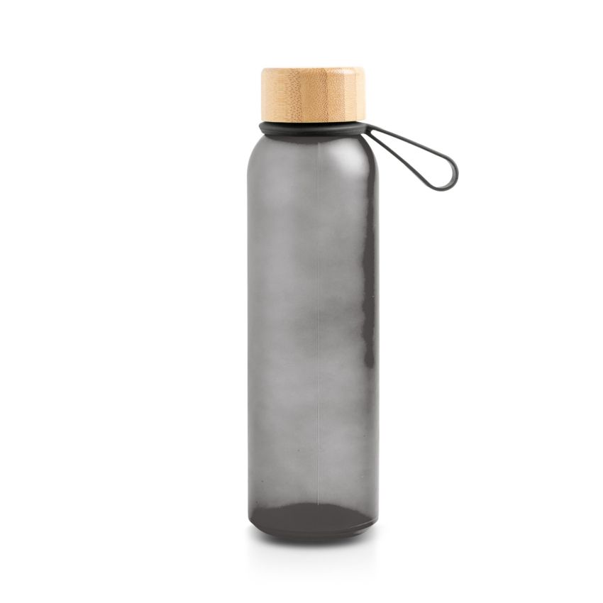 Atlántida Botella de vidrio esmerilado 500ml, con asa de silicona