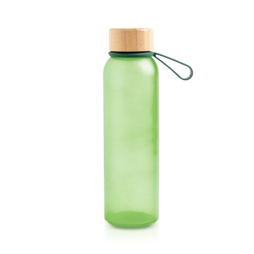 Atlántida Botella de vidrio esmerilado 500ml, con asa de silicona