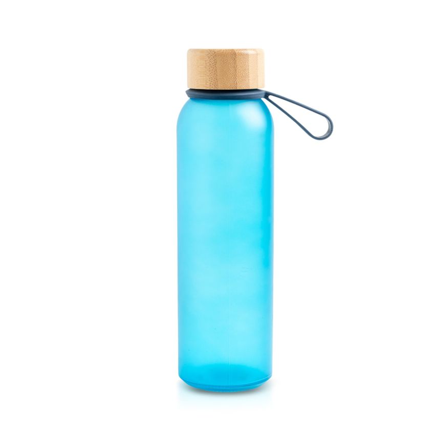 Atlántida Botella de vidrio esmerilado 500ml, con asa de silicona
