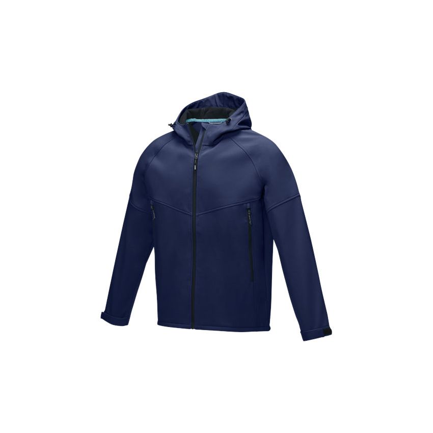 'Casaco softshell para hombre reciclado certificado GRS 