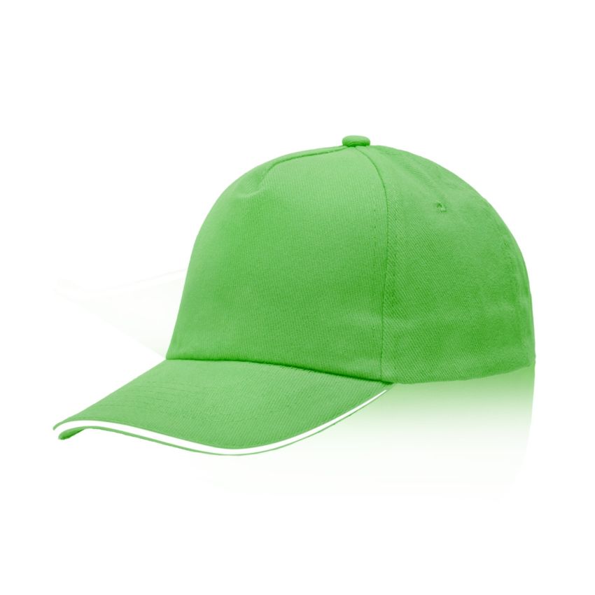 Zectra Gorra para adulto, visera sandwich, de algodón peinado