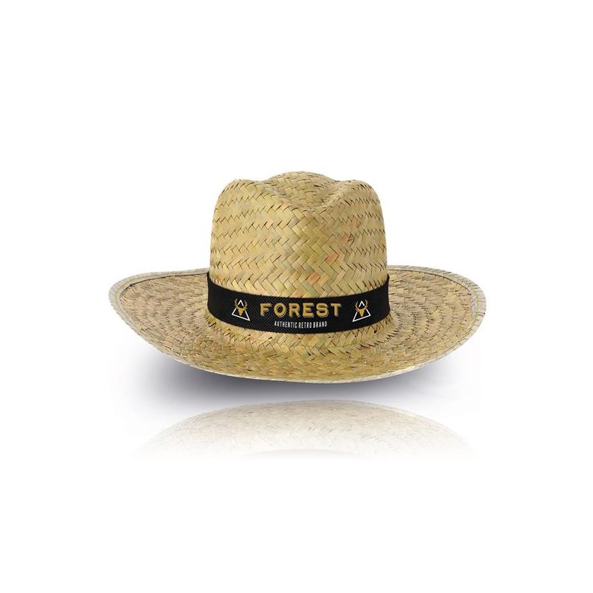 Sombrero de adulto de paja oscura Kynts