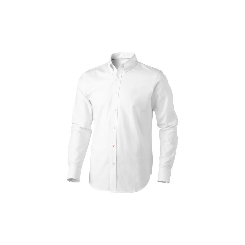 Camisa oxford de manga larga para hombre 