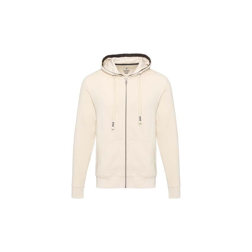 Chaqueta con cremallera completa y capucha de hombre 