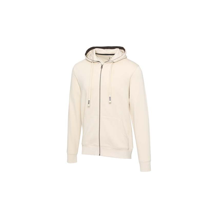 Chaqueta con cremallera completa y capucha de hombre 