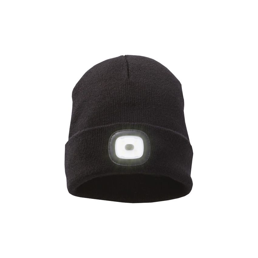 Gorro de punto con LED potente