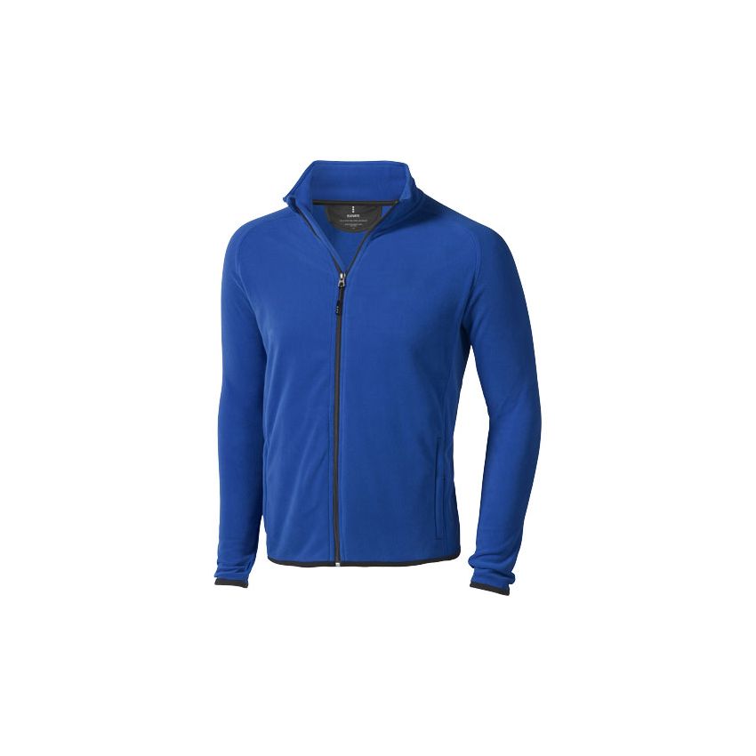 Chaqueta polar microfibra con cremallera completa para hombre 