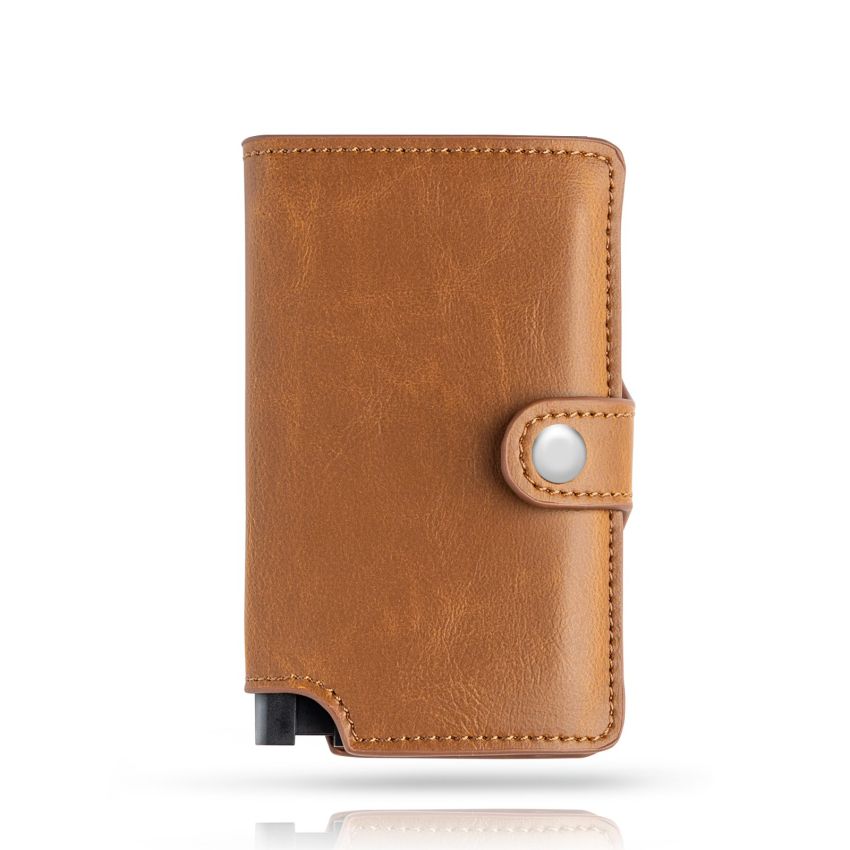 Sixwal Cartera con tarjetero y protección RFID en caja de regalo