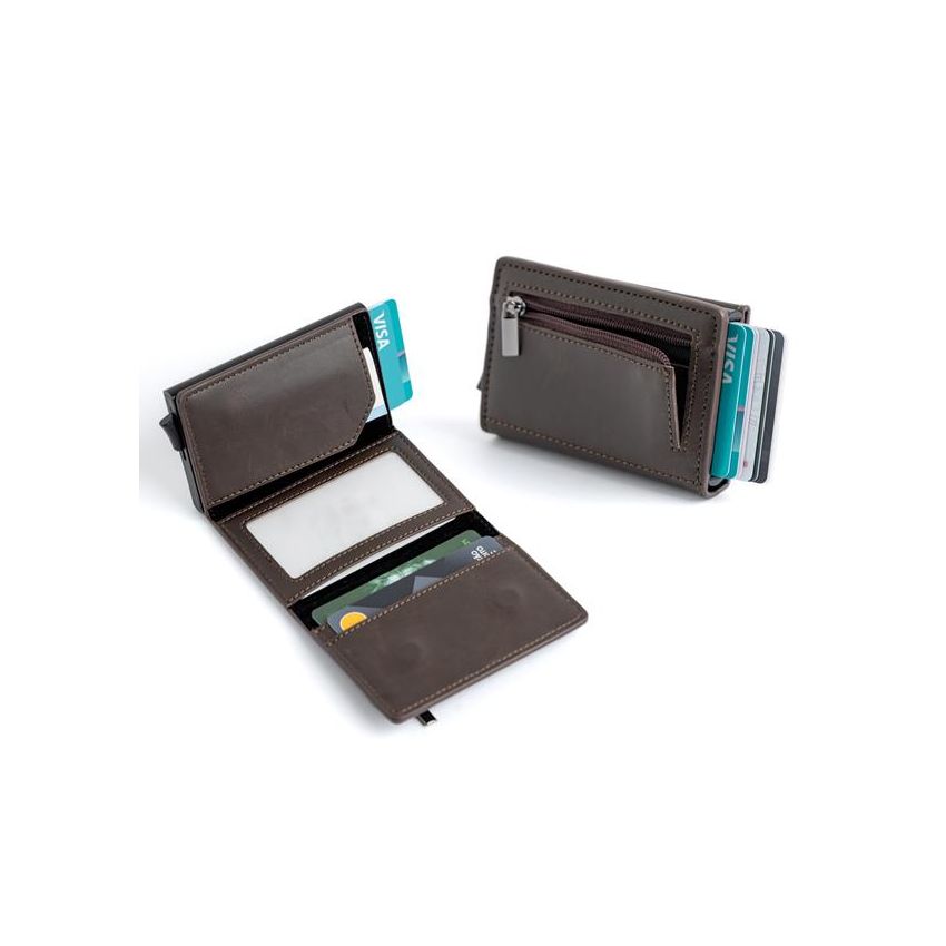 COINCARD Cartera portatarjetas y protección contra RFID