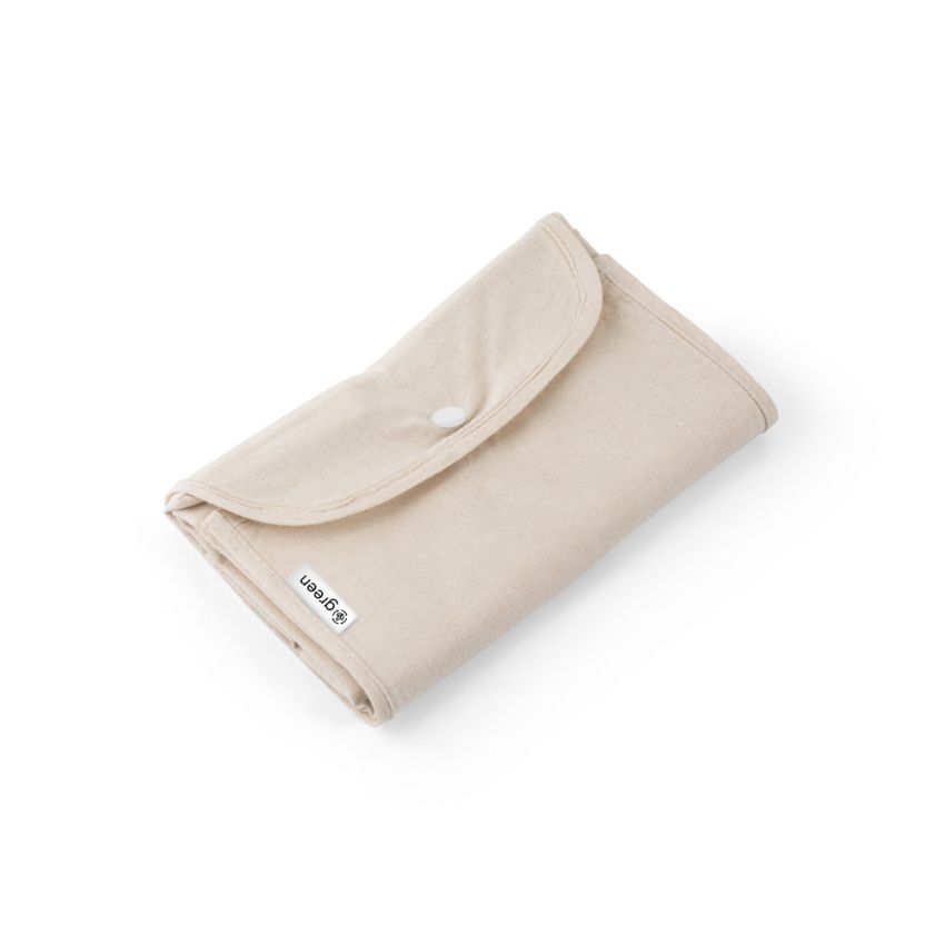 BEIRUT Bolsa plegable de algodón (50%), algodón reciclado (30%) y poliéster (20% rPET) (140 g/m²).
