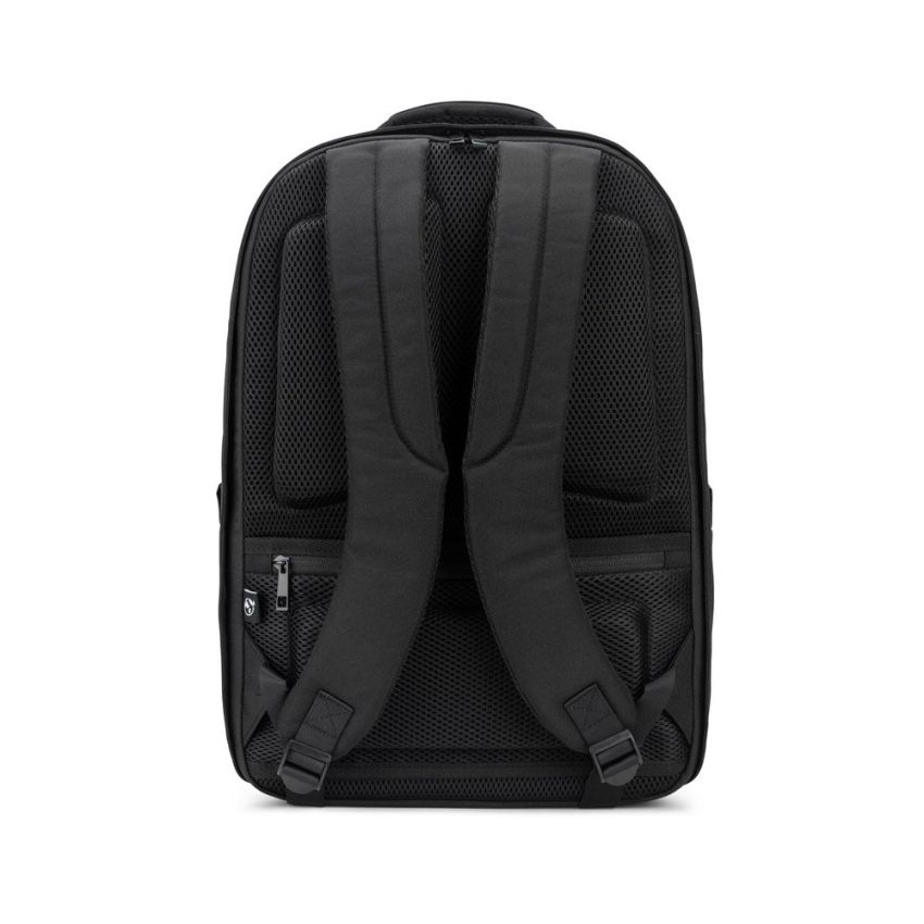 YANGON BPACK Mochila antirrobo, de lona con revestimiento repelente al agua y poliéster reciclado 600D, para ordenador portátil de 17,3