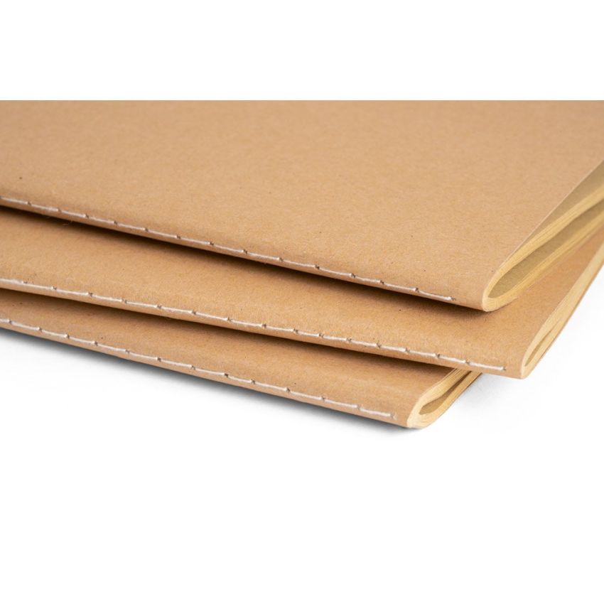 ALCOTT A6 Bloc de notas con tapa de cartón (250 g/m²) y páginas lisas