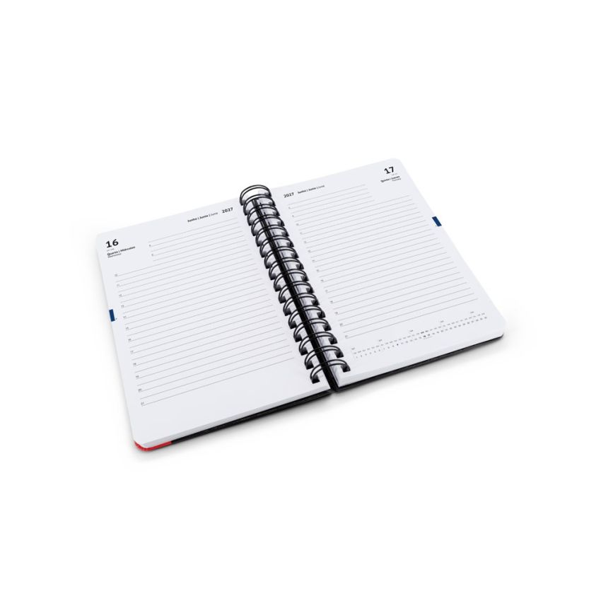 Agenda BRECHT A5 en papel 100% reciclado y acabado mate