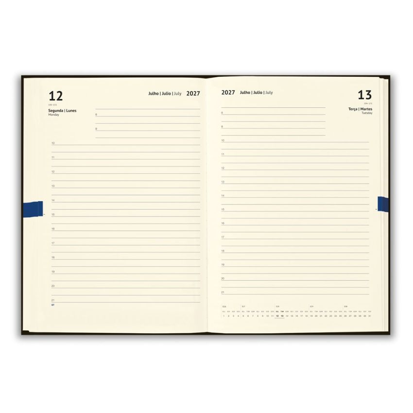 QUENTAL A5 Agenda en corcho y lino