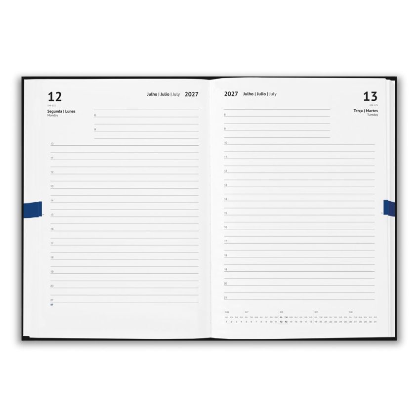Agenda WATERS A5 de PU a base de agua