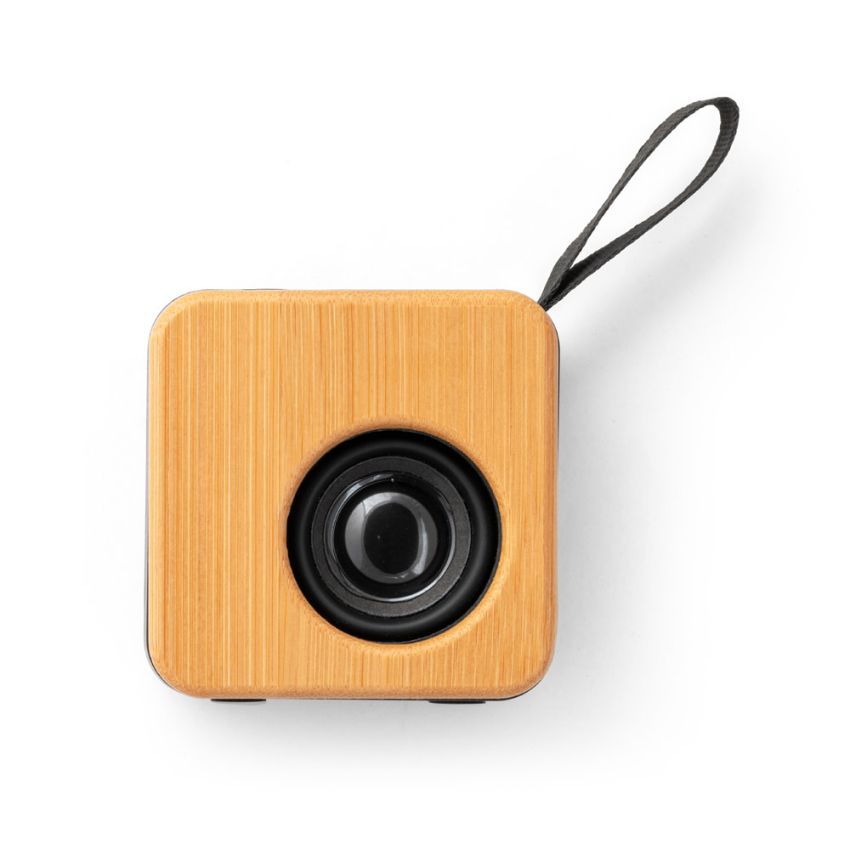 MAYER Altavoz portátil de 3W con 4h de autonomía en bambú y ABS reciclado (100% rABS)