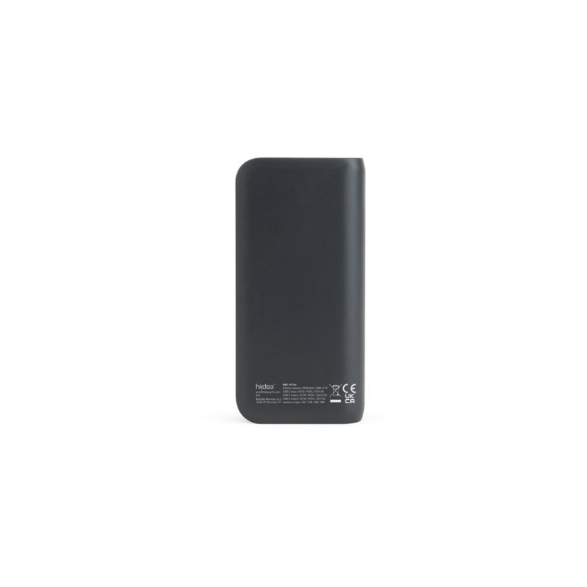 BECKER 20 Power bank 20.000 mAh en ABS reciclado (100% rABS) con cargador inalámbrico superrápido de 15W