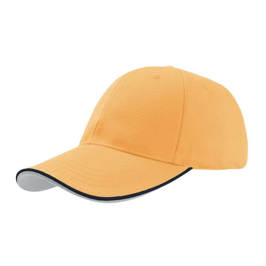 Gorra Zoom Piping Sandwich, 35% algodón / 65% poliéster