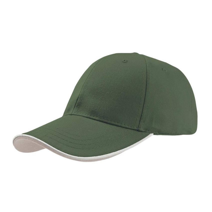 Gorra Zoom Piping Sandwich, 35% algodón / 65% poliéster