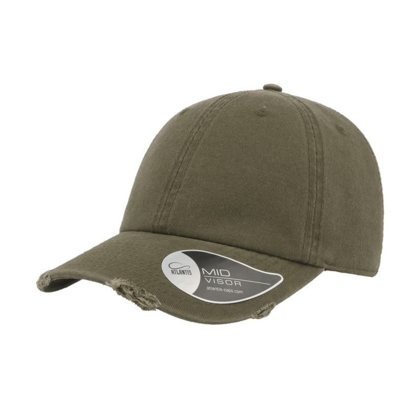 Gorra tipo dad hat desgastada, 100% algodón chino
