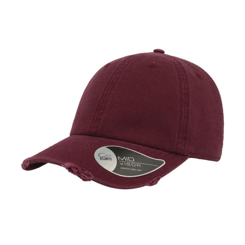 Gorra tipo dad hat desgastada, 100% algodón chino