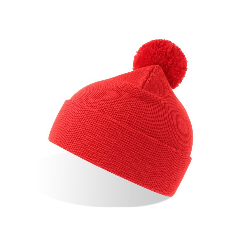 WIND-S CON POMPÓN Gorro Wind S con pompón, 100% poliéster reciclado