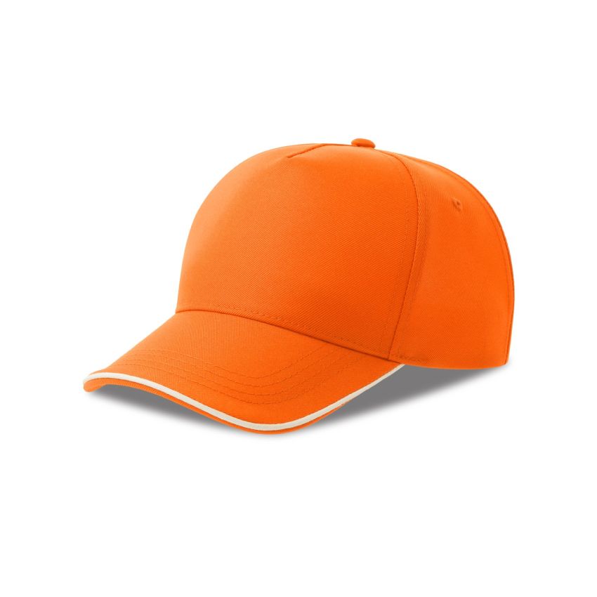 RECY FIVE PIPING Gorra Recy Five Piping, 100% Poliéster Reciclado