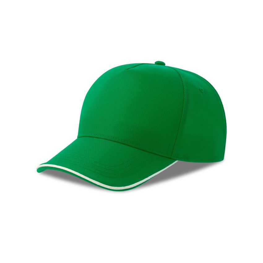 RECY FIVE PIPING Gorra Recy Five Piping, 100% Poliéster Reciclado