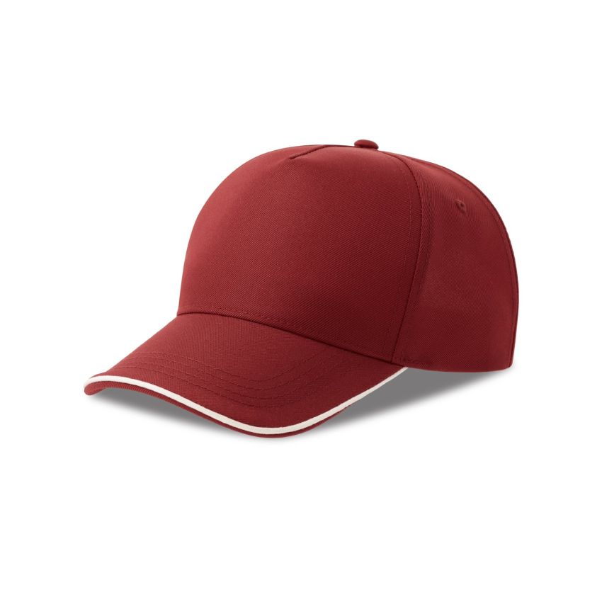 RECY FIVE PIPING Gorra Recy Five Piping, 100% Poliéster Reciclado