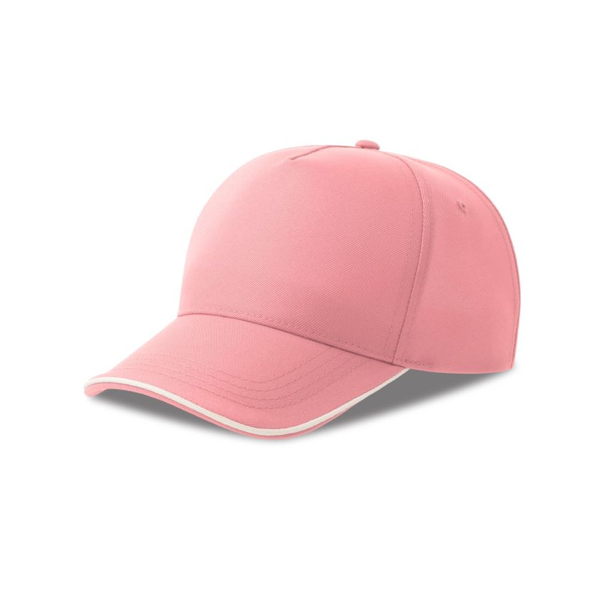 RECY FIVE PIPING Gorra Recy Five Piping, 100% Poliéster Reciclado