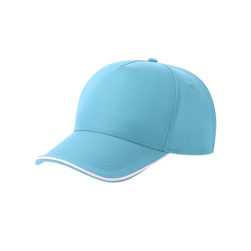 RECY FIVE PIPING Gorra Recy Five Piping, 100% Poliéster Reciclado