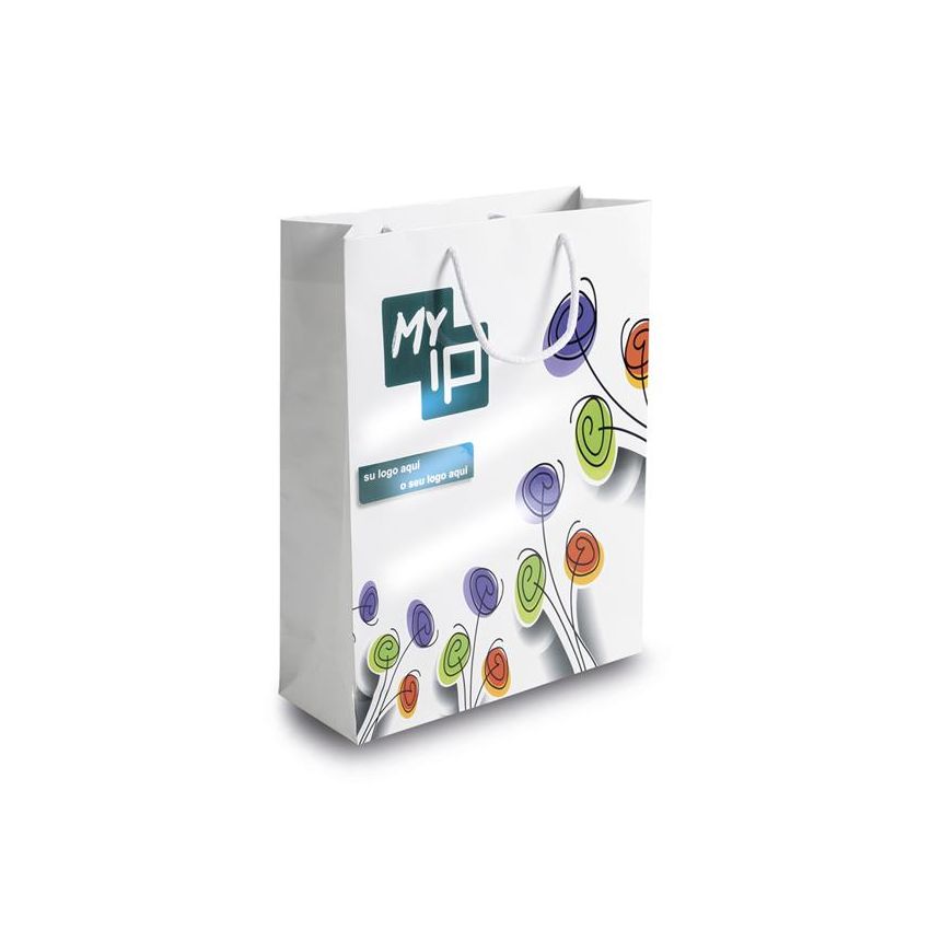 GrandBag Saco de Papel Grande, Vertical, Brillante