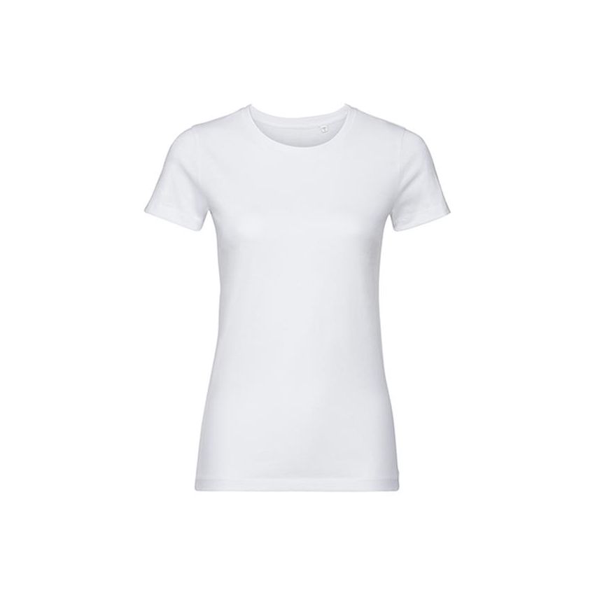 Camiseta Mujer Orgánica Pura T-shirt Authentic TEE Pura Orgánica de Mujer, 100% Algodón Orgánico