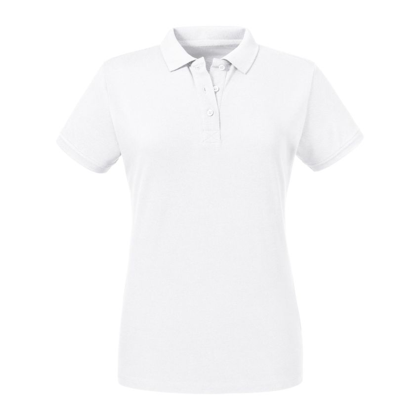Polo Polo Puro Orgánico Ladies 215g - Blanco