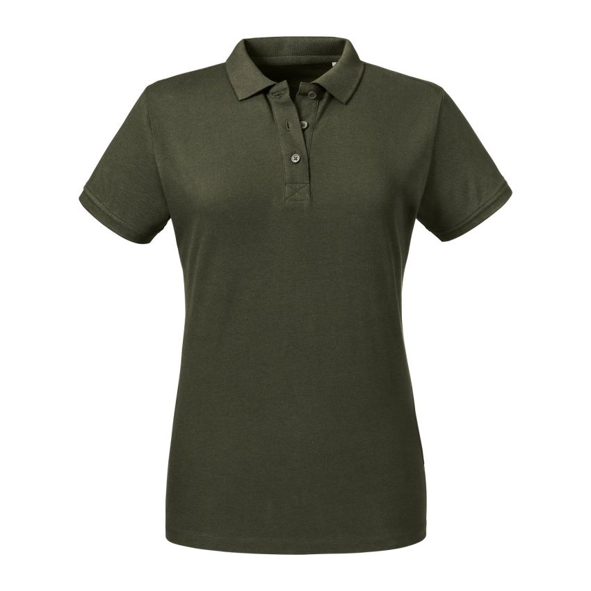Polo Polo Puro Orgánico Damas 215g - 100% Algodón Orgánico