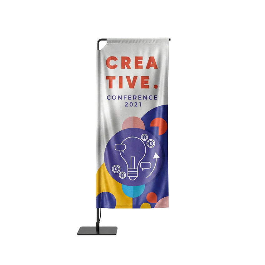 Bandera Rectangular 100% Personalizada, 4.2