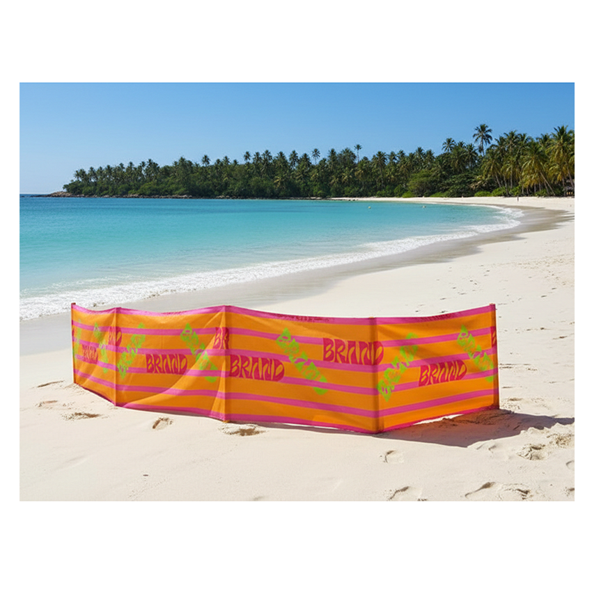 Cortaviento de Playa 100% Personalizado, 5 PALOS