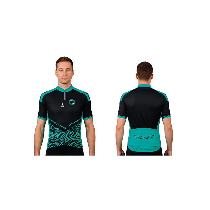 Camiseta de Ciclismo 100% Personalizada AGOSTINHO, MICROPERFORADO