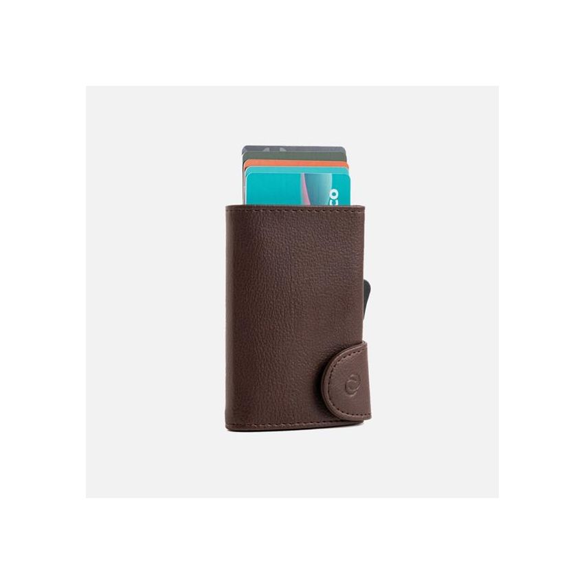 Cartera portatarjetas C-Secure de una sola ranura, en PU