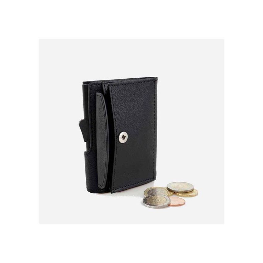 Monedero tarjetero para monedas y tarjetas C-Secure, en PU