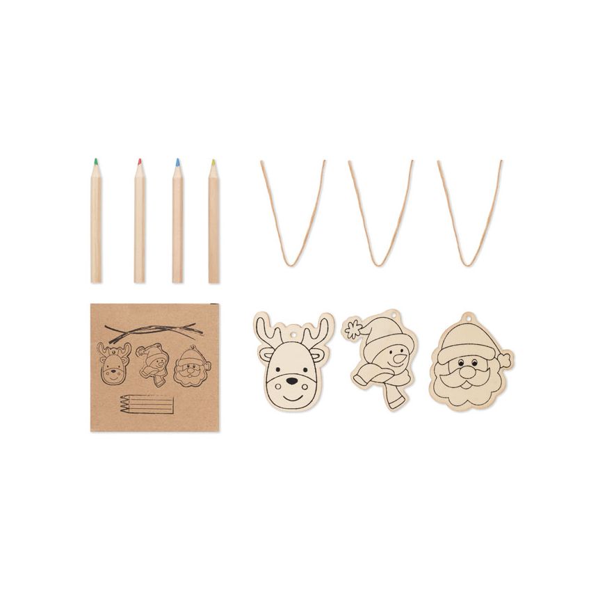 Set de dibujo figuras Navidad