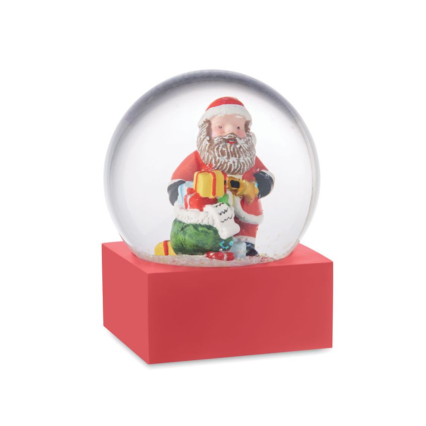 Bola de nieve adorno de cristal