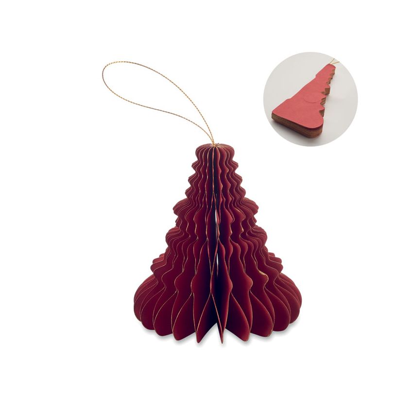 Adorno de papel para árbol de Navidad