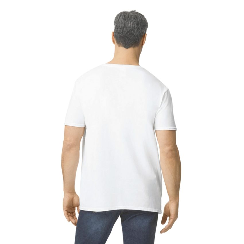 CAMISETA PARA ADULTO DE ESTILO SUAVE CON CUELLO EN V