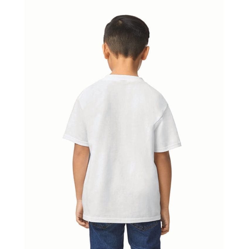Camiseta infantil softstyle de peso medio
